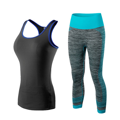 Fitness Gym Tank Top & Capri Pants